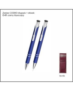 Zestaw COSMO długopis ołówek w etui Z-5 kolor biały