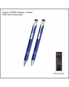 Zestaw COSMO długopis ołówek w etui Z-5 kolor biały