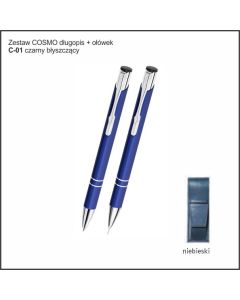 Zestaw COSMO długopis ołówek w etui Z-5 kolor biały
