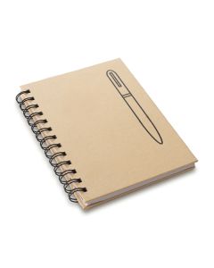 Notes z magnesem na długopis Attract, beżowy